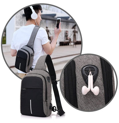 Petit Sac à Bandoulière de Voyage Connecté – vue 5 – Yokabag