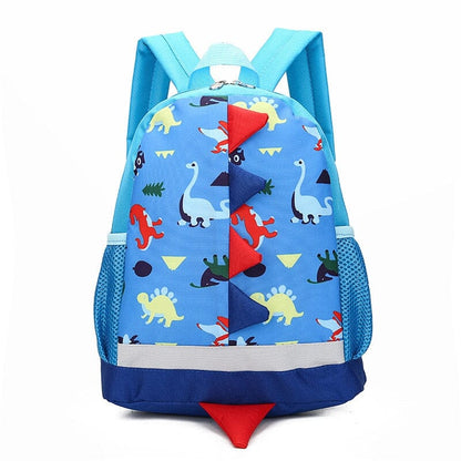 Petit Sac à Dos de Voyage Enfant Dinosaure Fun Rose – vue 4 – Yokabag