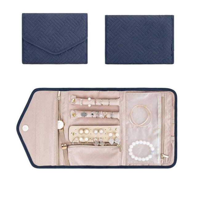 Pochette à Bijoux de Voyage en Tissus Colorés – vue 5 – Yokabag