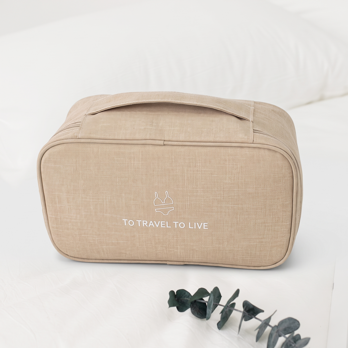 Pochette de Voyage pour Sous-Vêtements Gris – vue 2 – Yokabag
