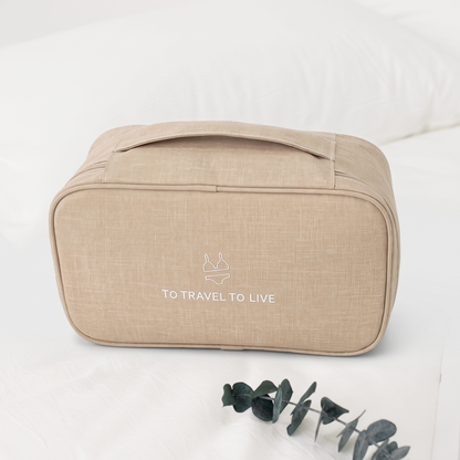 Pochette de Voyage pour Sous-Vêtements Gris – vue 2 – Yokabag