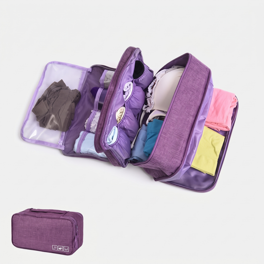 Pochette de voyage pour sous-vêtements Violet – Yokabag
