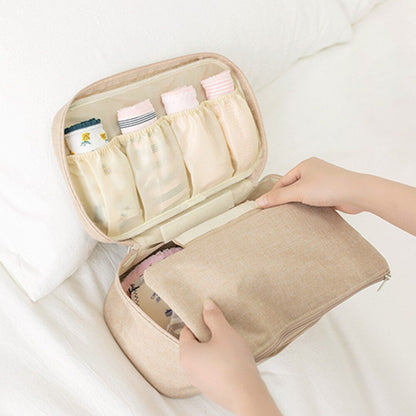Pochette de Voyage pour Sous-Vêtements Bleu Marine – vue 4 – Yokabag