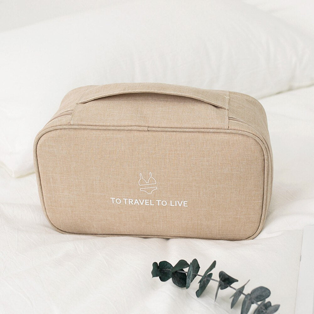 Pochette de Voyage pour Sous-Vêtements Gris – vue 2 – Yokabag