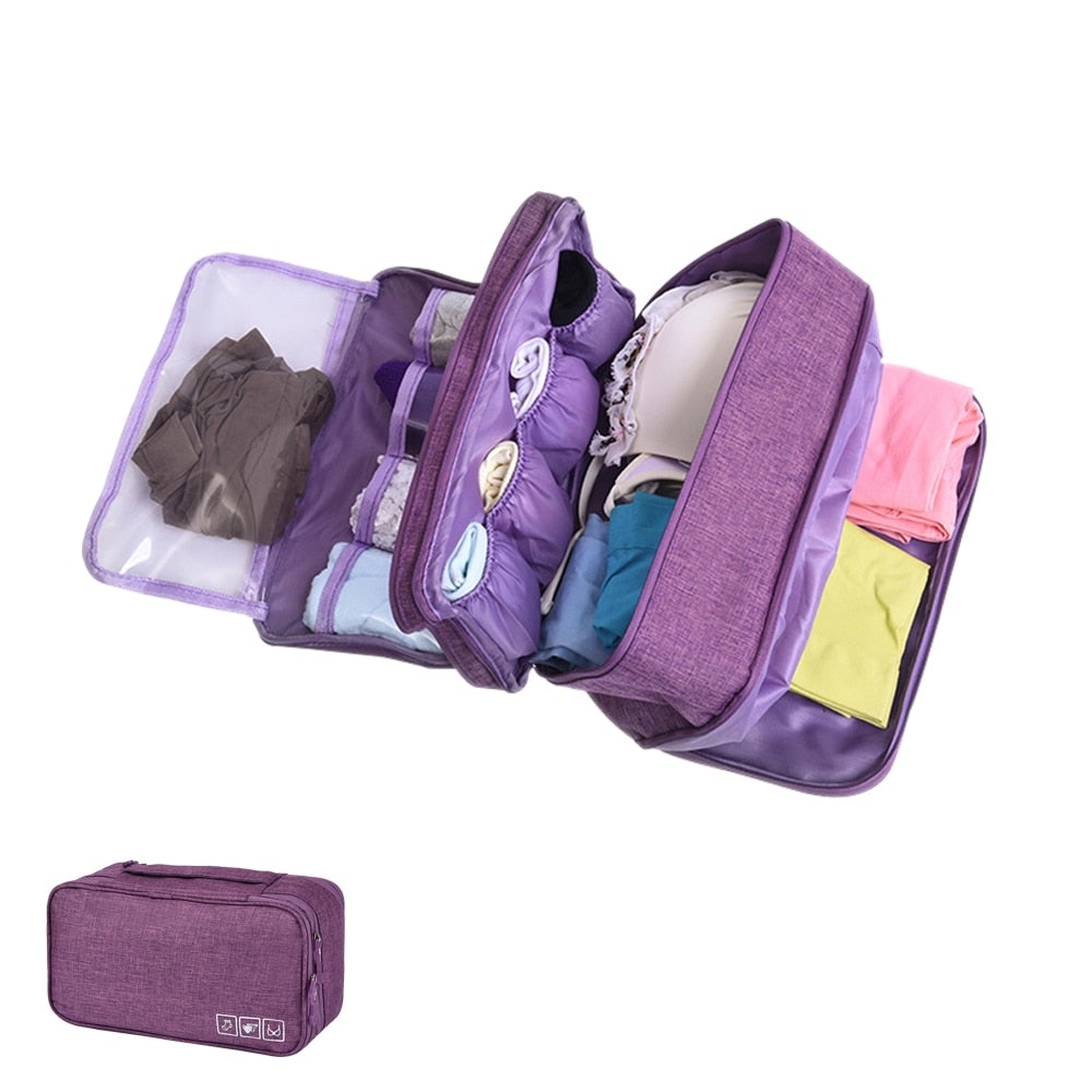 Pochette de voyage pour sous-vêtements Violet – Yokabag