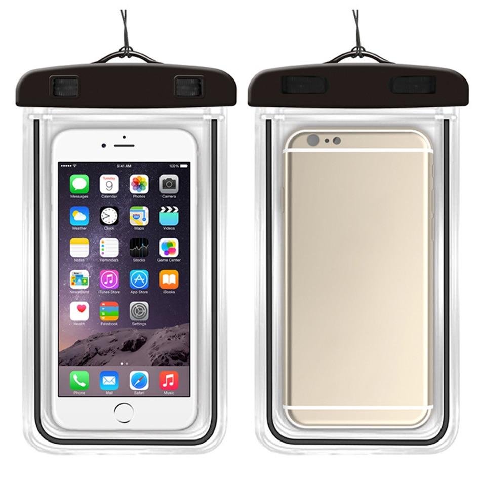 Pochette Étanche - Voyage Phone Pouch Blanc – vue 2 – Yokabag