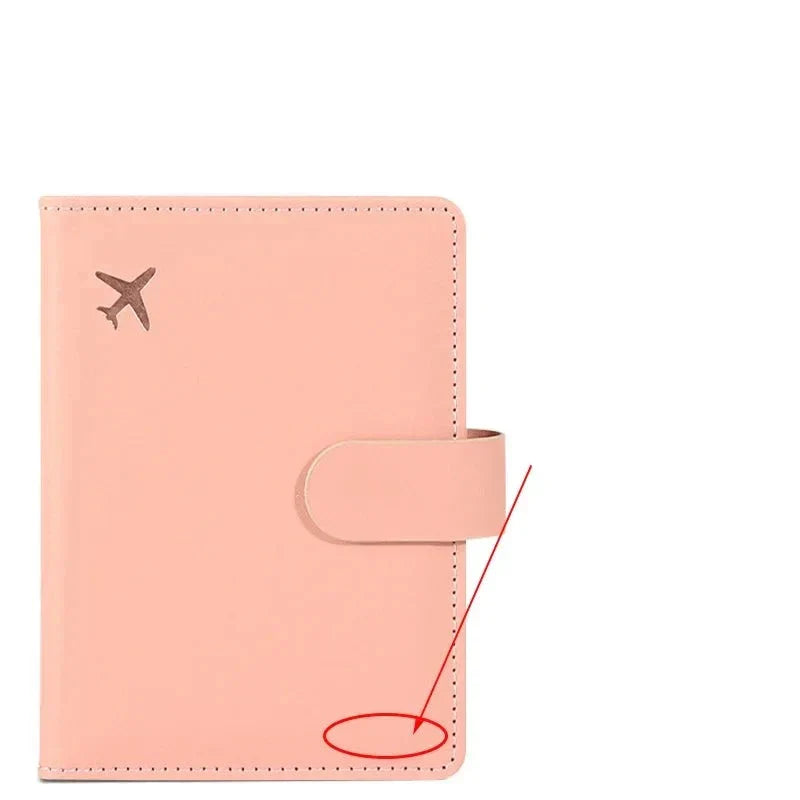Pochette Passeport Personnalisable Avion Adventure Violet – vue 4 – Yokabag