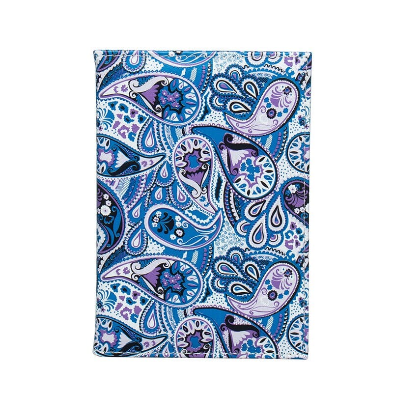 Pochette Passeport Vintage - Motif Paisley Noir – vue 3 – Yokabag
