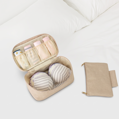 Pochette Voyage pour Sous-Vêtements - (Beige)