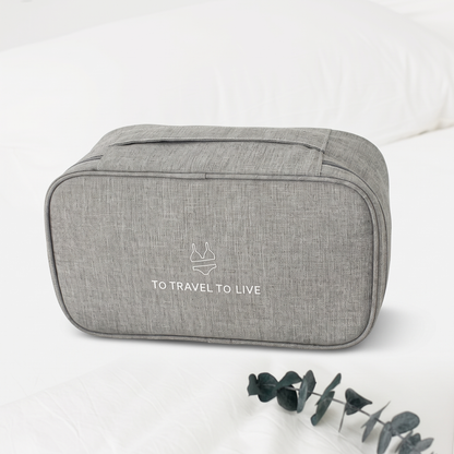 Pochette de Voyage pour Sous-Vêtements - (Gris)