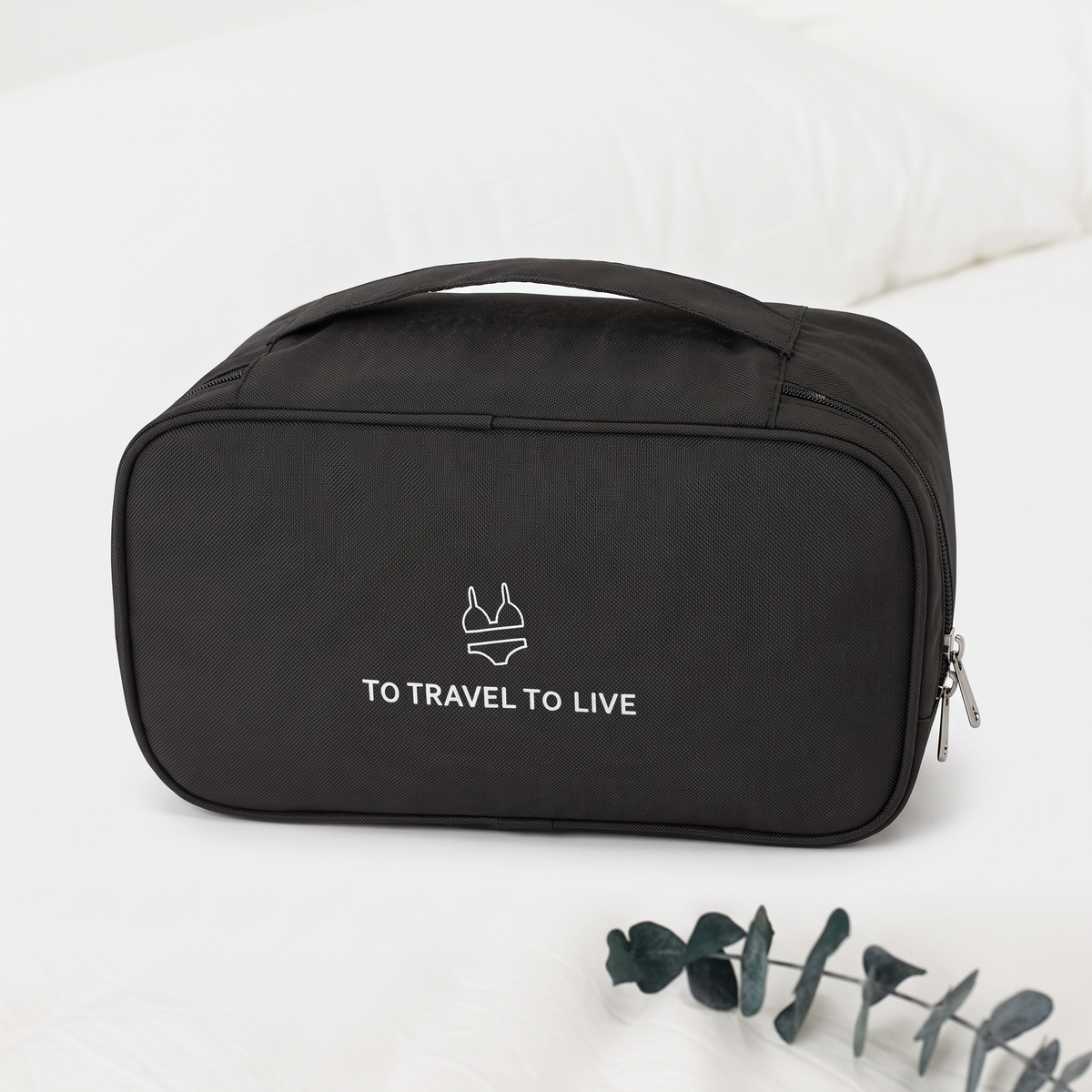 Pochette de Voyage pour Sous-Vêtements (Noir)