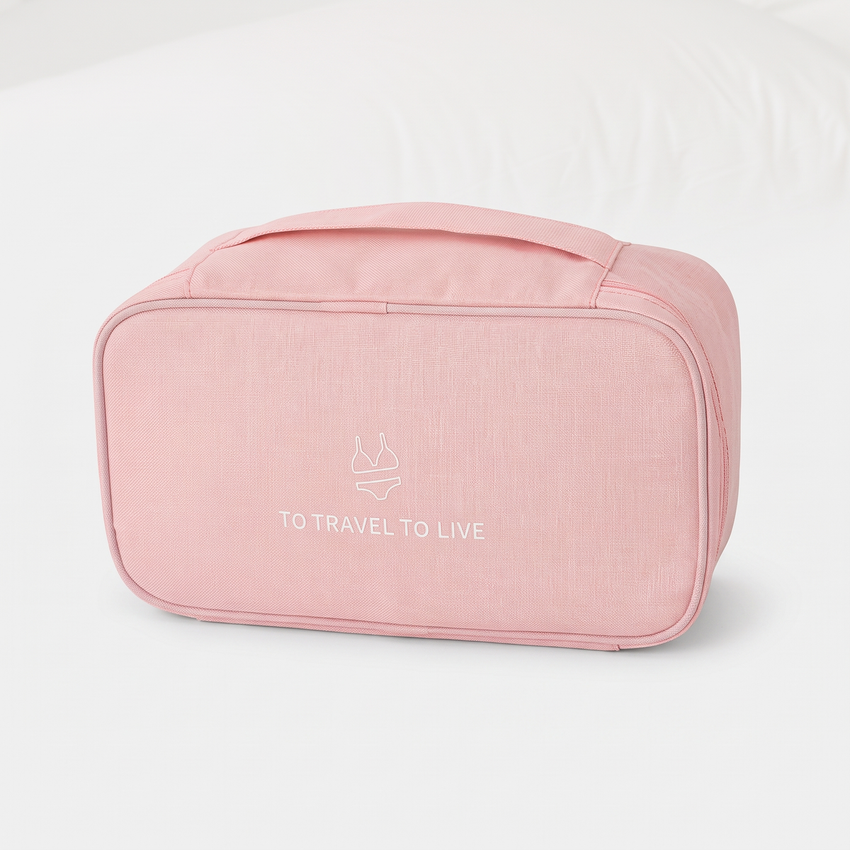 Pochette de Voyage pour Sous-Vêtements - (Rose)