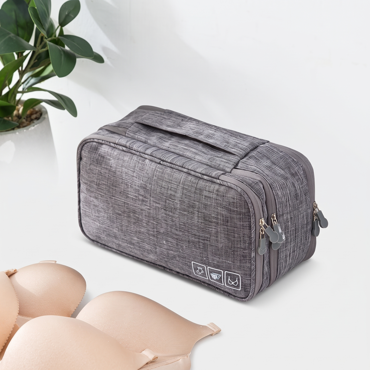 Pochette de Voyage pour Sous-Vêtements - (Gris) – Yokabag