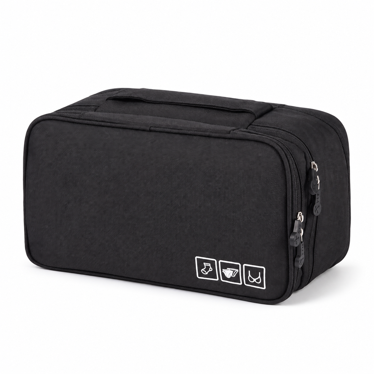 Pochette Sous-Vêtements de Voyage (Noir) – Yokabag