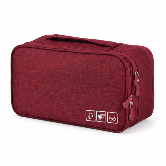 Pochette de Voyage pour Sous-Vêtements - (Rouge) – Yokabag