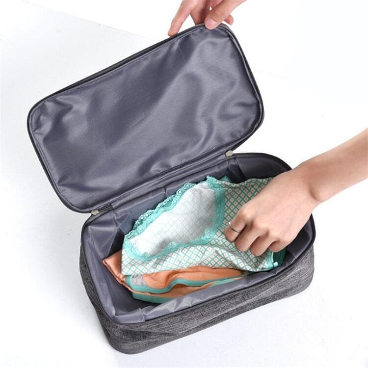 Pochette de Voyage pour Sous-Vêtements - (Gris) – vue 4 – Yokabag