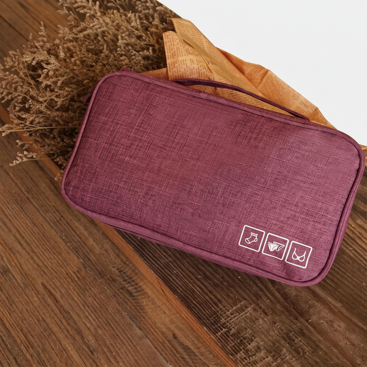 Pochette Voyage pour Sous-Vêtements- (Violet) – vue 5 – Yokabag