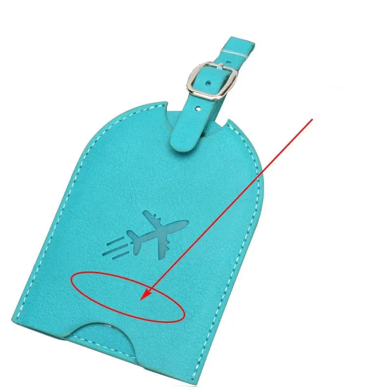 Porte-étiquette de bagage personnalisé Avion – vue 8 – Yokabag