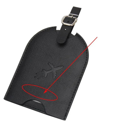 Porte-étiquette de bagage personnalisé Avion Bleu Ciel – vue 5 – Yokabag
