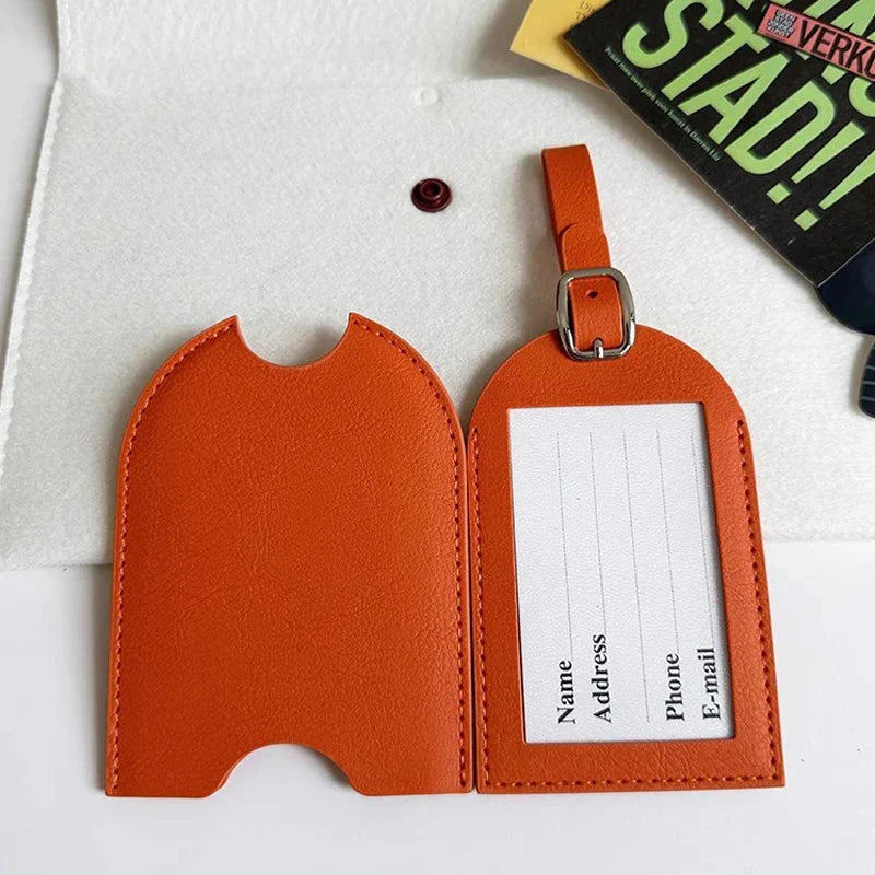 Étiquette Bagage Personnalisée Voyage Marron – vue 3 – Yokabag