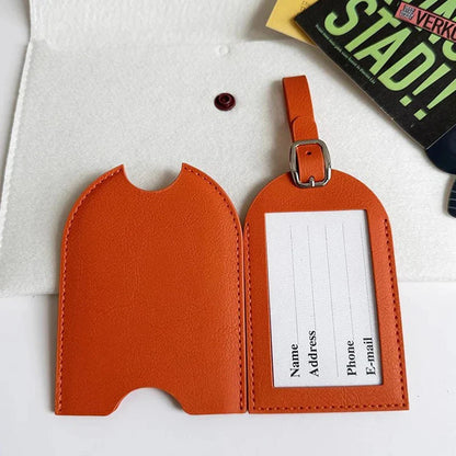 Étiquette Bagage Personnalisée Voyage Marron – vue 3 – Yokabag