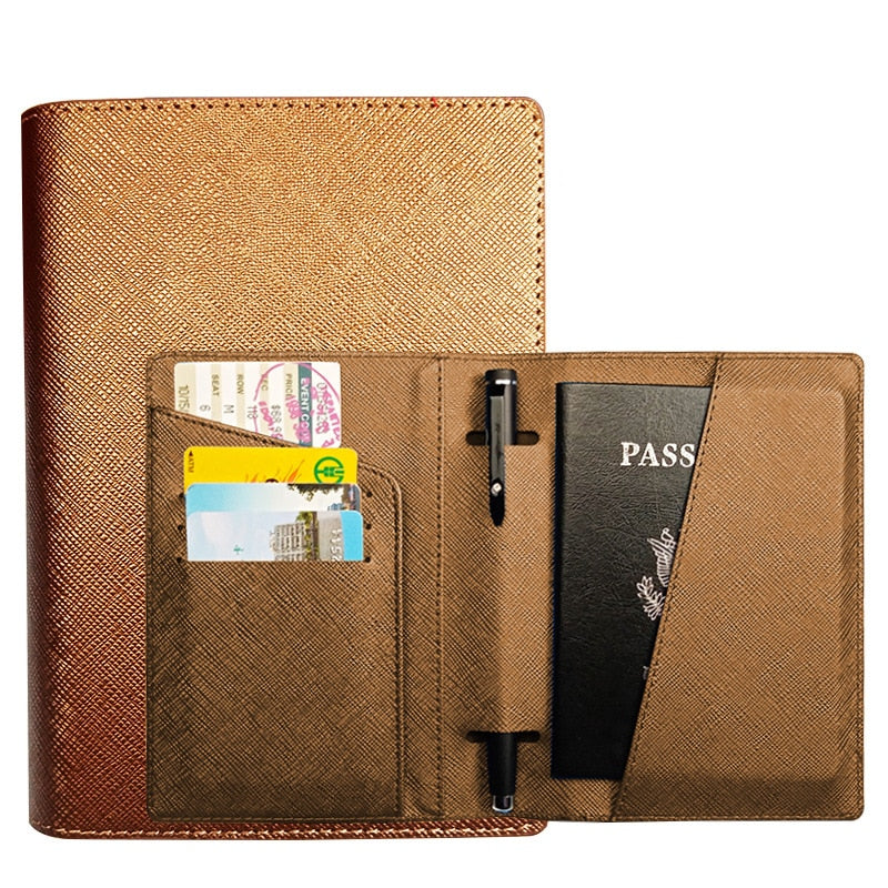 Portefeuille de Voyage Rouge – vue 2 – Yokabag