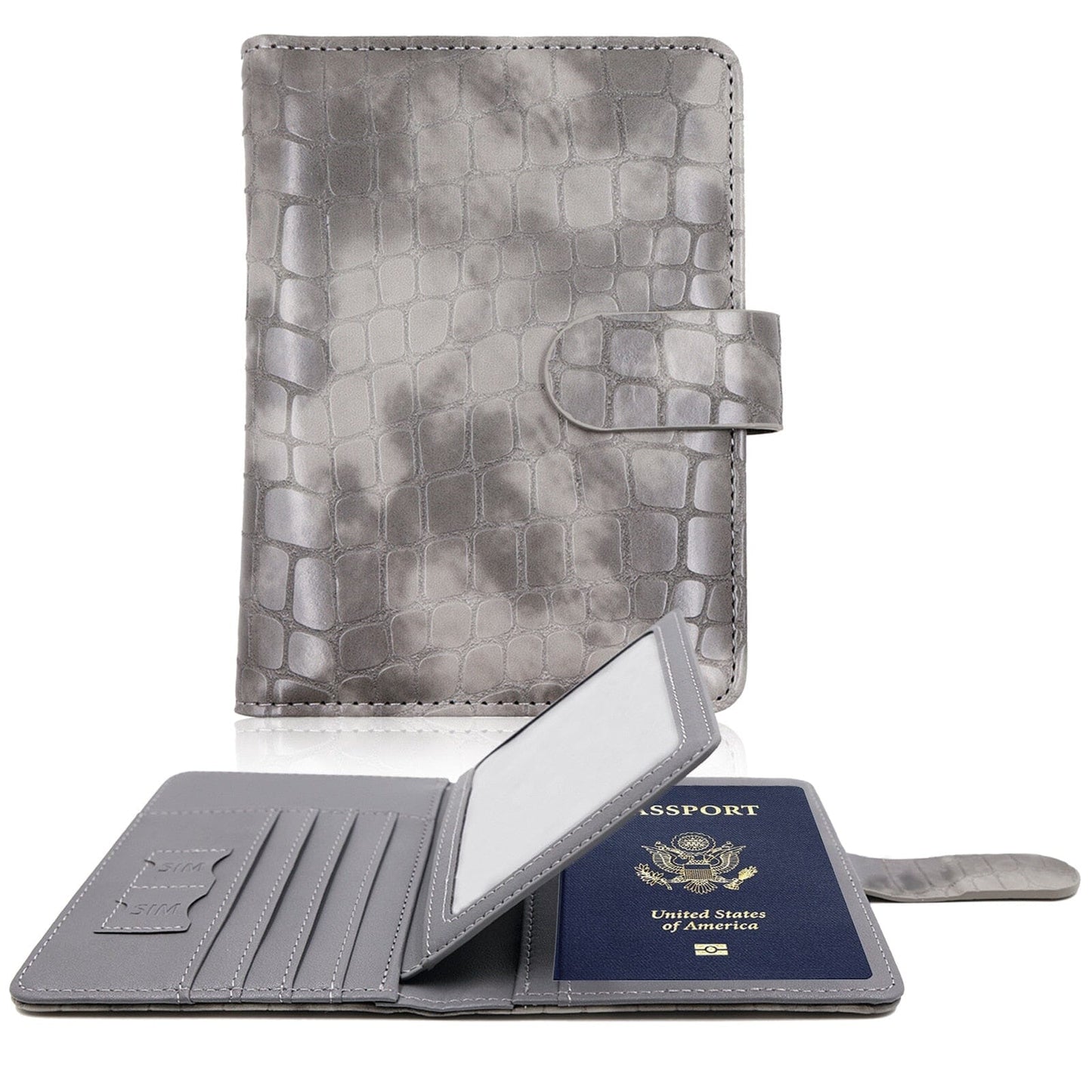 Portefeuille de Voyage Passeport Noir – vue 2 – Yokabag