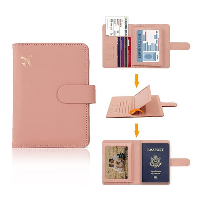 Portefeuille de Voyage Petit Avion (Anti-RFID) Turquoise – vue 5 – Yokabag