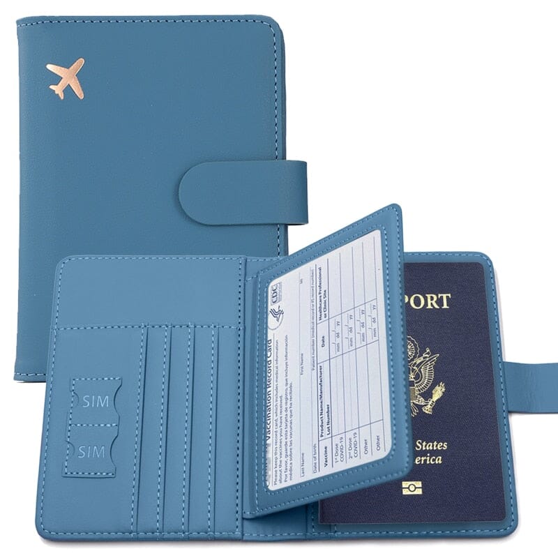 Portefeuille de Voyage Petit Avion (Anti-RFID) – vue 7 – Yokabag