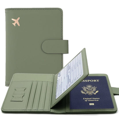 Portefeuille de Voyage Petit Avion (Anti-RFID) Violet – vue 6 – Yokabag