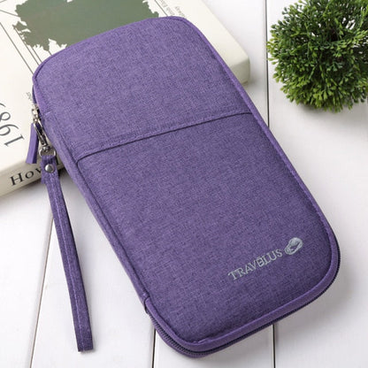 Portefeuille de Voyage Violet – vue 3 – Yokabag
