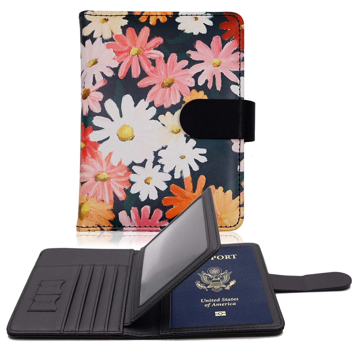 Portefeuille de Voyage Femme Fleurs & Co