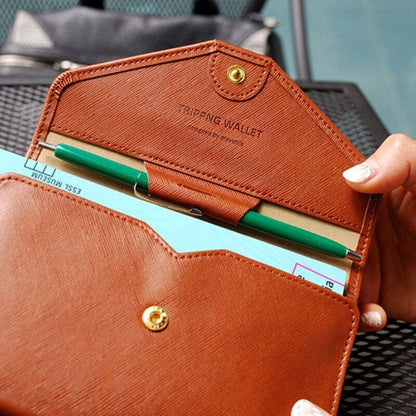 Portefeuille de Voyage pour Femme Vert – vue 6 – Yokabag