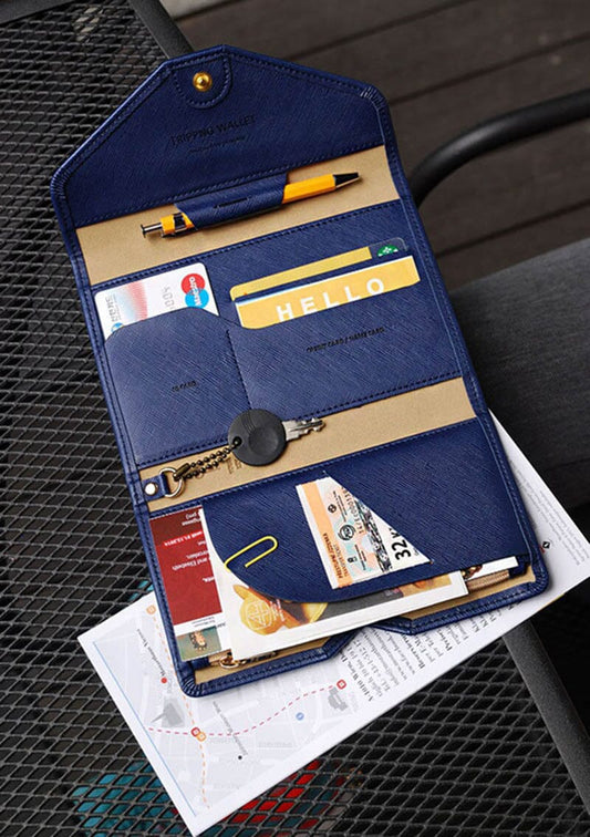 Portefeuille de Voyage pour Femme Marron – vue 2 – Yokabag