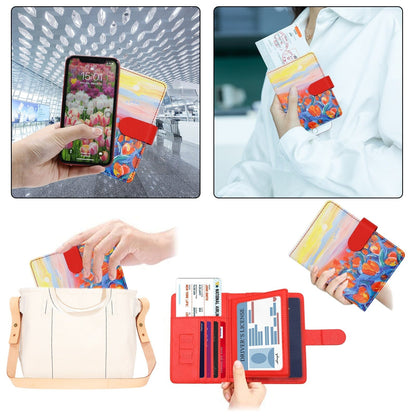 Portefeuille de Voyage Femme Tulipes – vue 3 – Yokabag