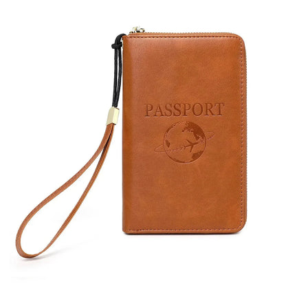 Portefeuille Pochette de Voyage pour Passeport Rose – vue 3 – Yokabag