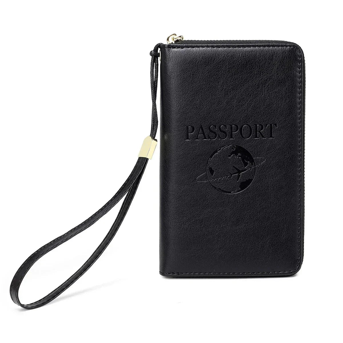 Portefeuille Pochette de Voyage pour Passeport Bleu Marine – vue 8 – Yokabag