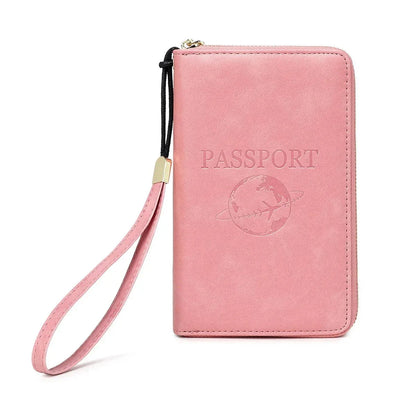 Portefeuille Pochette de Voyage pour Passeport Bleu Ciel – vue 7 – Yokabag