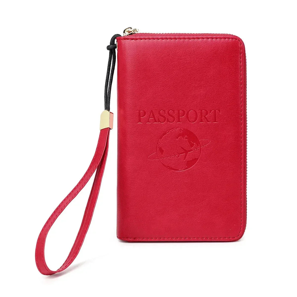 Portefeuille Pochette de Voyage pour Passeport Rouge – vue 6 – Yokabag