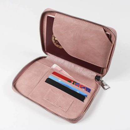 Portefeuille de Voyage Passeport Avion Multifonctionnel Gris – vue 2 – Yokabag