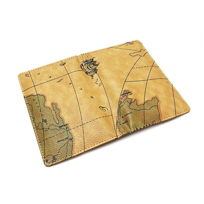 Protège-Passeport Carte Ancienne – vue 3 – Yokabag