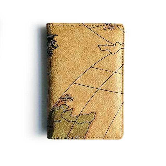 Protège-Passeport Carte Ancienne – vue 2 – Yokabag