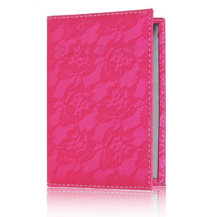 Protège-Passeport Voyage Dentelle Fuchsia – vue 2 – Yokabag