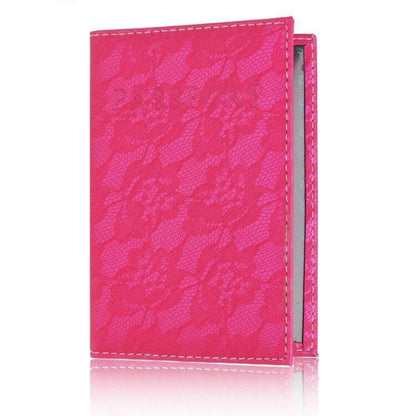 Protège-Passeport Voyage Dentelle Fuchsia – vue 2 – Yokabag