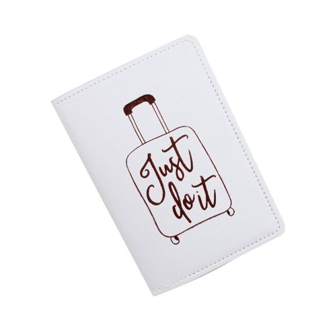 Protège-Passeport Just Explore Blanc – vue 2 – Yokabag