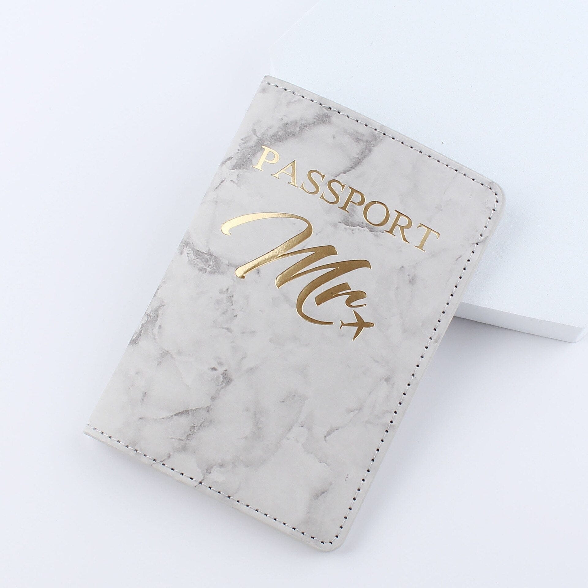 Protège-Passeport Mr And Mrs - Édition Marbrée – vue 4 – Yokabag