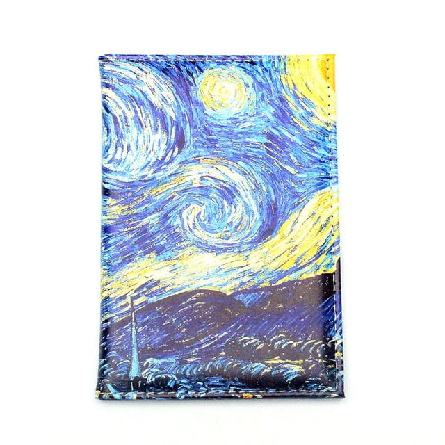 Protège-Passeport Art Toile Nocturne - Édition Voyage