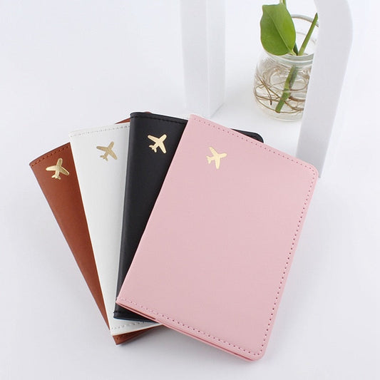 Protège-Passeport Petit Avion Tours Rose – vue 2 – Yokabag