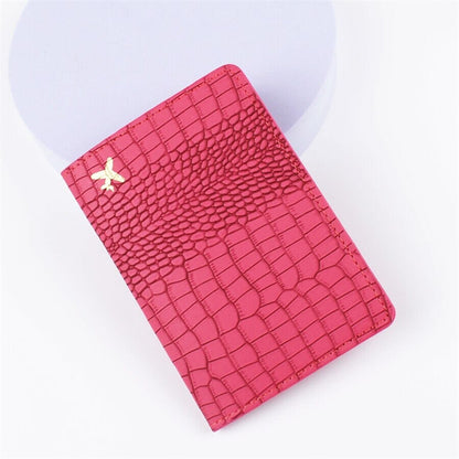Protège-Passeport Avion Crocodile Voyage – vue 3 – Yokabag