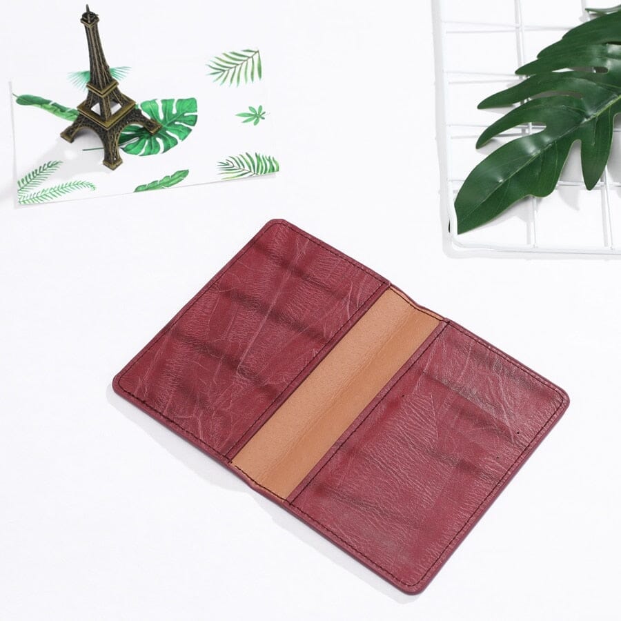 Protège-Passeport Rose des Vents Travel Marron – vue 2 – Yokabag